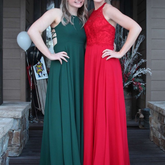 Red Prom Dress - Picture 1 of 11